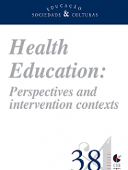 					Ver N.º 38 (2013): Health education: perspectives and intervention contexts
				