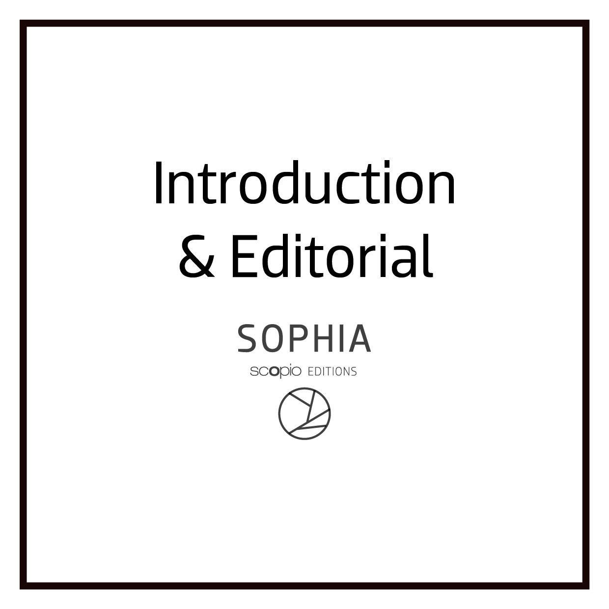 Introduction and Editorial